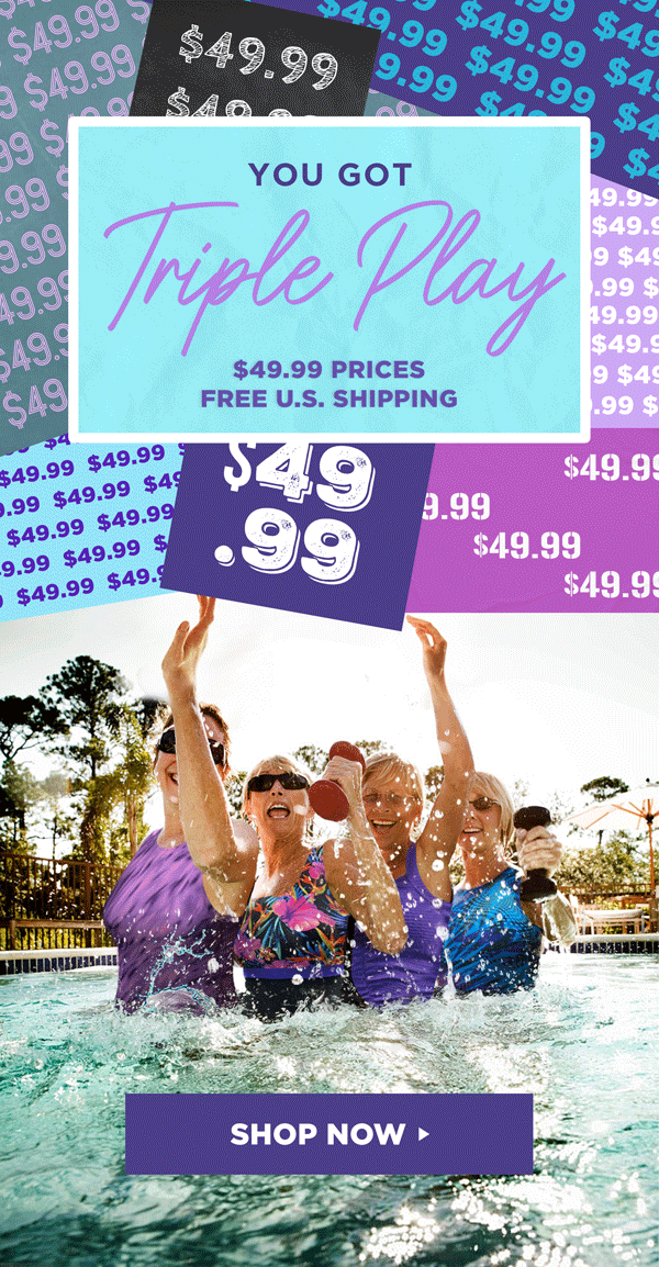 Congratulations! You've Unlocked TRIPLE PLAY! 🔓 Swim And Sweat